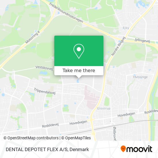 DENTAL DEPOTET FLEX A/S map