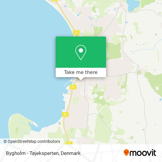 Bygholm - Tøjeksperten map