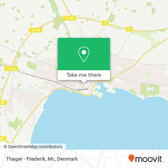 Thøger - Frederik, Mr. map