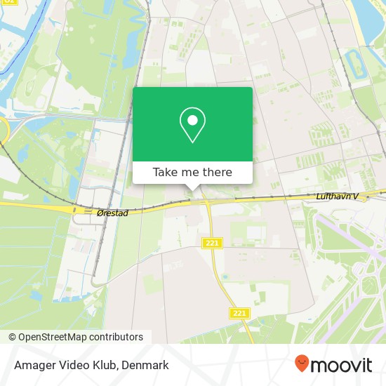 Amager Video Klub map