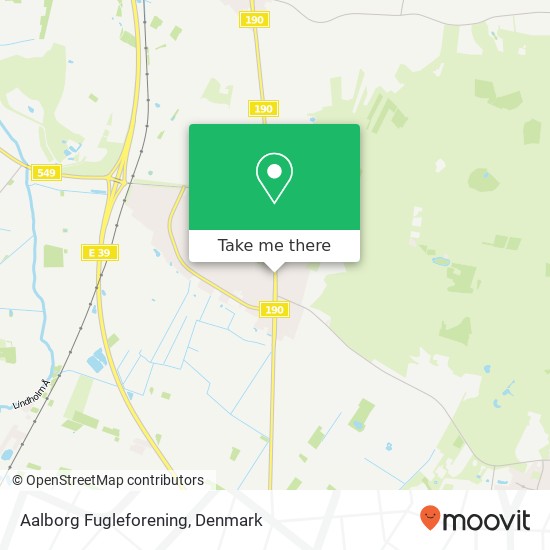 Aalborg Fugleforening map
