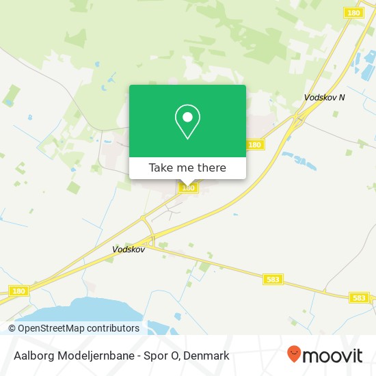 Aalborg Modeljernbane - Spor O map