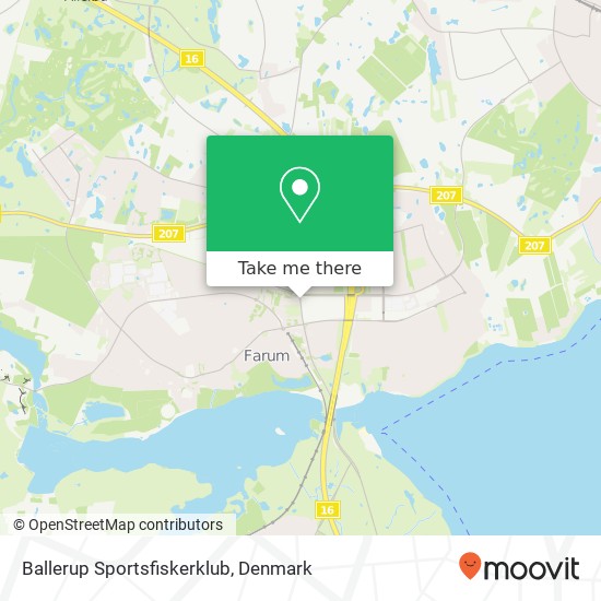 Ballerup Sportsfiskerklub map