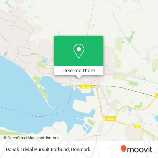Dansk Trivial Pursuit Forbund map