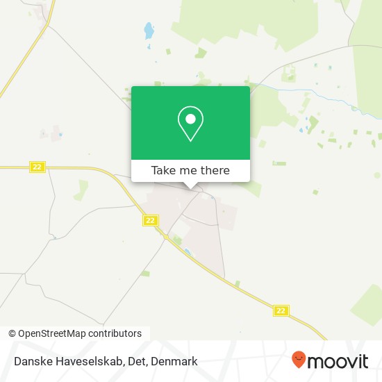 Danske Haveselskab, Det map
