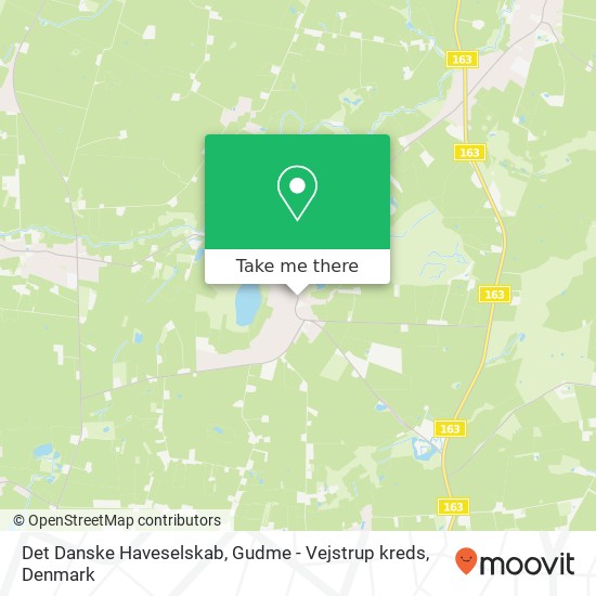 Det Danske Haveselskab, Gudme - Vejstrup kreds map