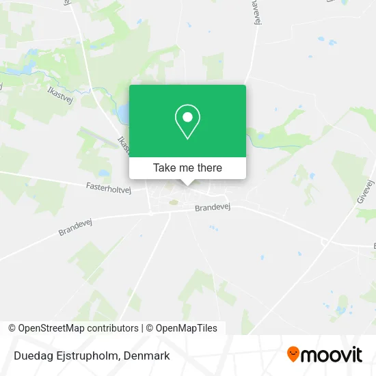 Duedag Ejstrupholm map
