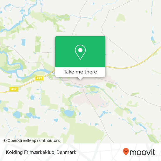 Kolding Frimærkeklub map