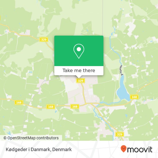 Kødgeder i Danmark map
