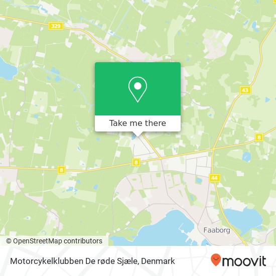 Motorcykelklubben De røde Sjæle map