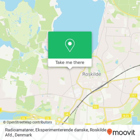 Radioamatører, Eksperimenterende danske, Roskilde Afd. map
