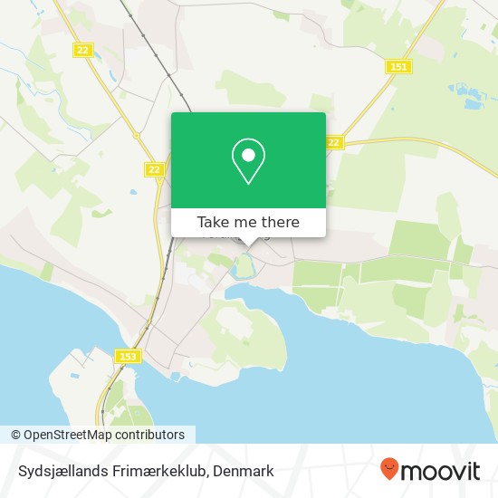 Sydsjællands Frimærkeklub map