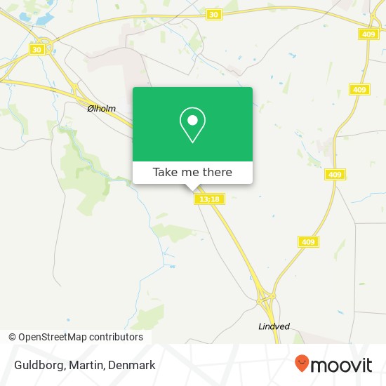 Guldborg, Martin map