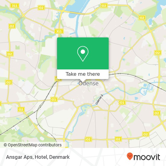 Ansgar Aps, Hotel map