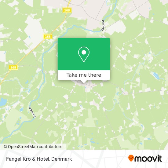 Fangel Kro & Hotel map
