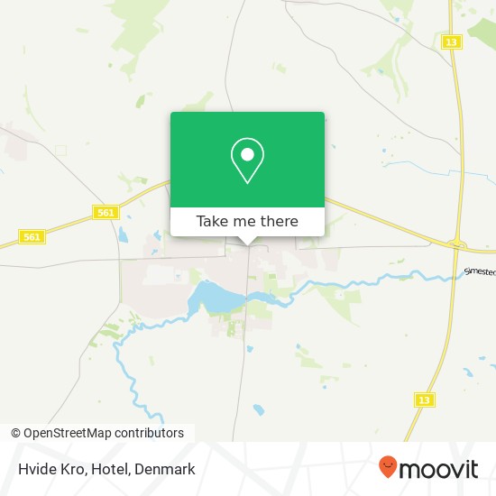 Hvide Kro, Hotel map