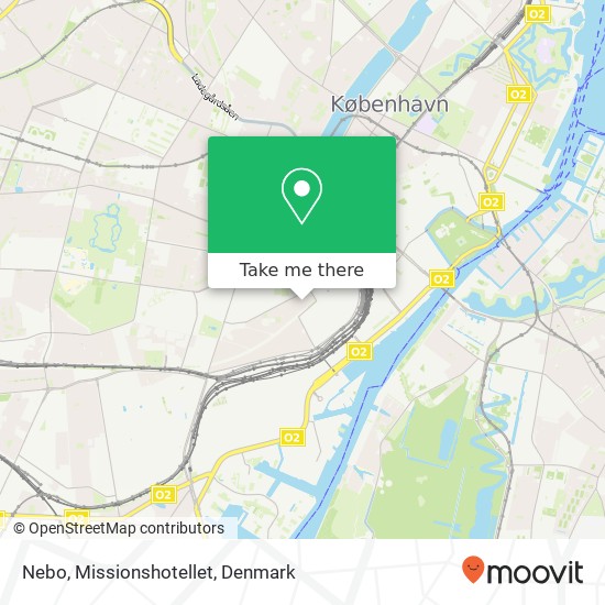 Nebo, Missionshotellet map