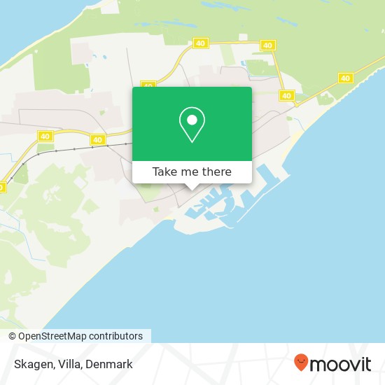 Skagen, Villa map