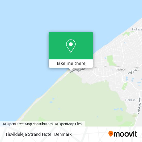 Tisvildeleje Strand Hotel map
