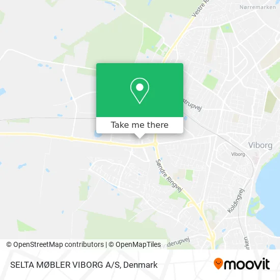 SELTA MØBLER VIBORG A/S map