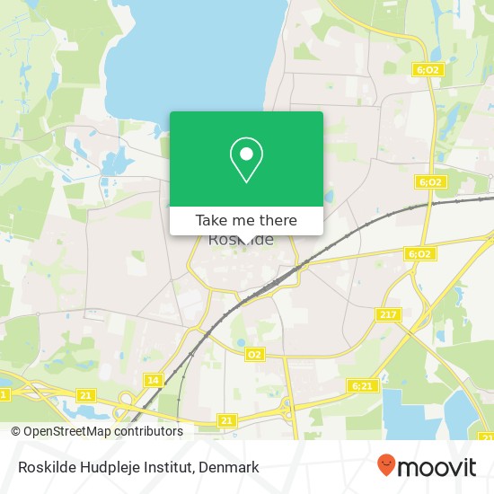 Roskilde Hudpleje Institut map