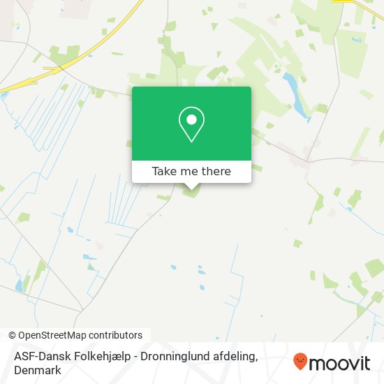 ASF-Dansk Folkehjælp - Dronninglund afdeling map