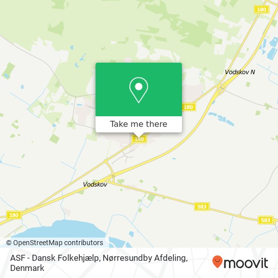 ASF - Dansk Folkehjælp, Nørresundby Afdeling map
