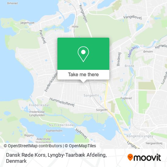 Dansk Røde Kors, Lyngby-Taarbæk Afdeling map