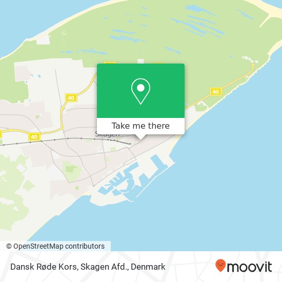 Dansk Røde Kors, Skagen Afd. map