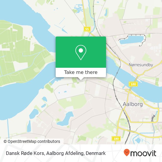 Dansk Røde Kors, Aalborg Afdeling map