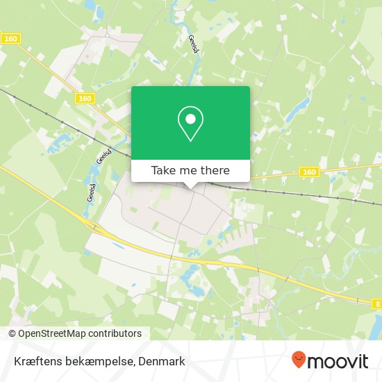 Kræftens bekæmpelse map