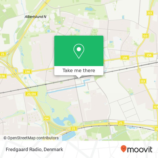 Fredgaard Radio map