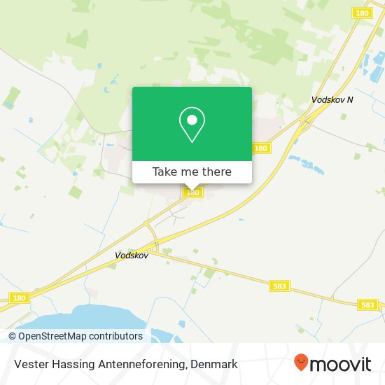 Vester Hassing Antenneforening map