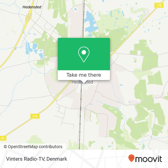 Vinters Radio-TV map
