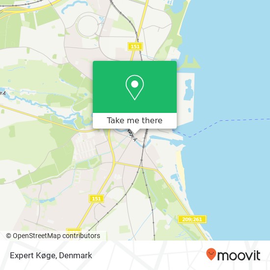 Expert Køge map