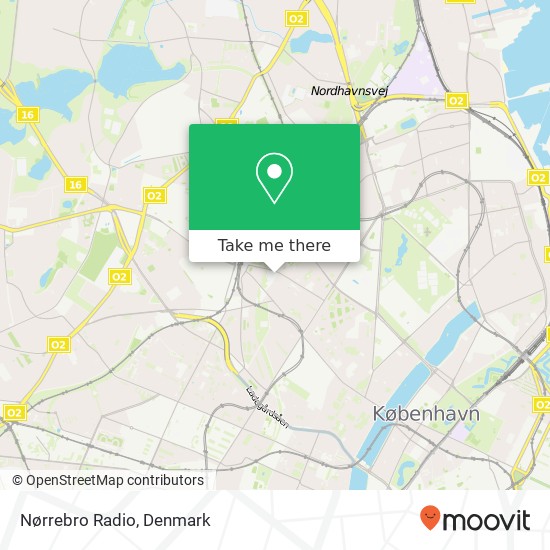 Nørrebro Radio map