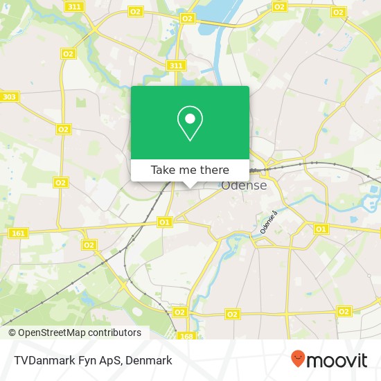 TVDanmark Fyn ApS map
