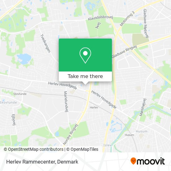 Herlev Rammecenter map