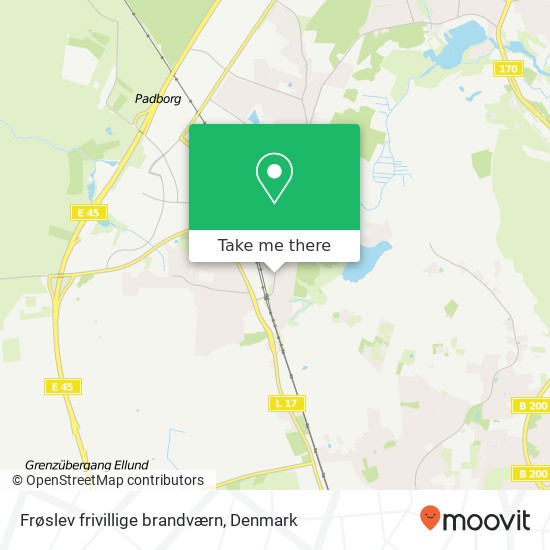 Frøslev frivillige brandværn map