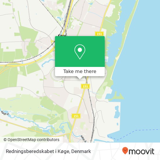 Redningsberedskabet i Køge map