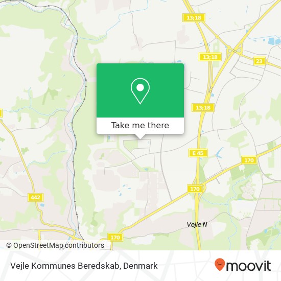 Vejle Kommunes Beredskab map