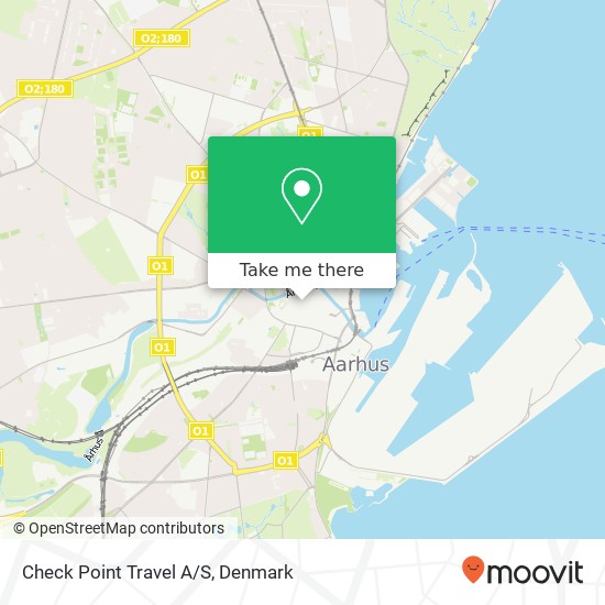 Check Point Travel A/S map