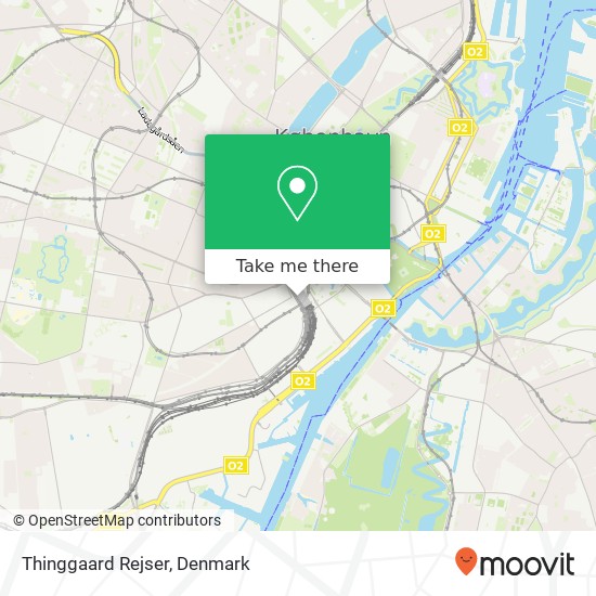 Thinggaard Rejser map