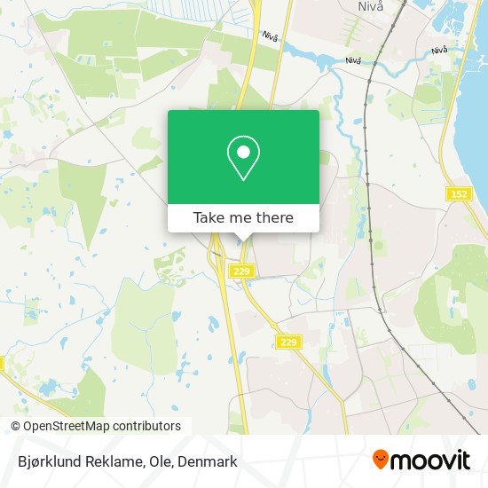 Bjørklund Reklame, Ole map