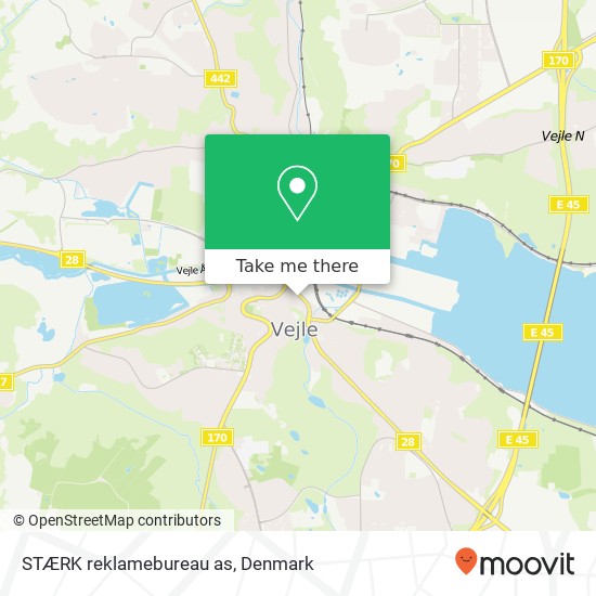 STÆRK reklamebureau as map