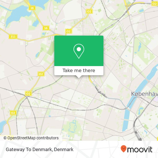 Gateway To Denmark map