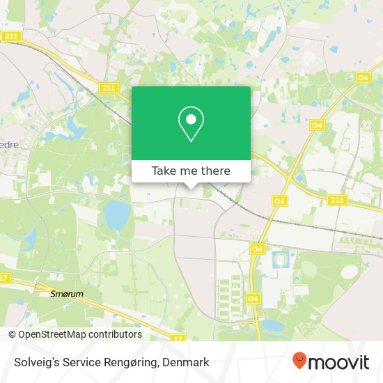 Solveig's Service Rengøring map