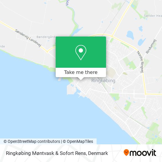 Ringkøbing Møntvask & Sofort Rens map