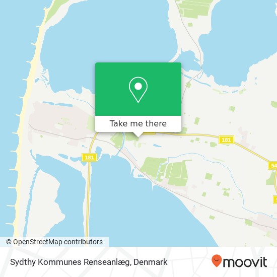 Sydthy Kommunes Renseanlæg map