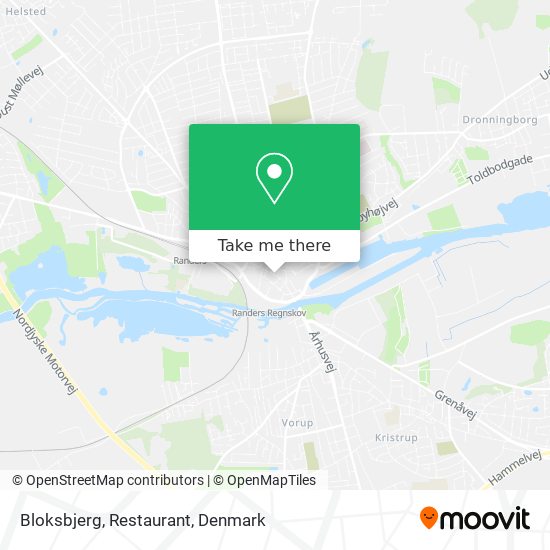 Bloksbjerg, Restaurant map